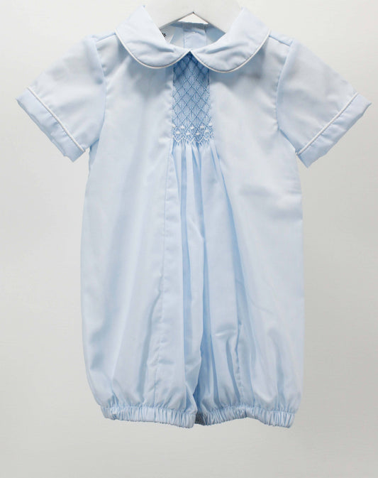 Baby Blessings Clothing - Light Blue Oliver Romper