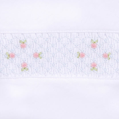 Charlotte's Classics Smocked Bubble - Sky Blue
