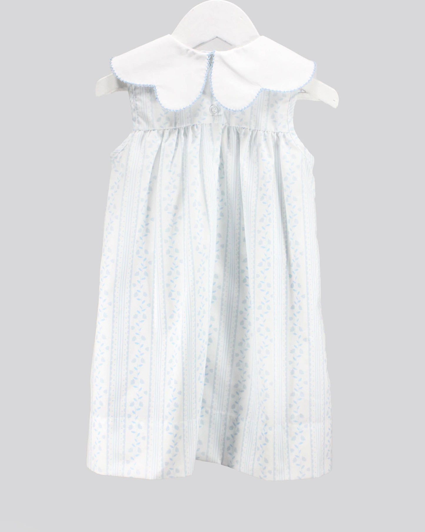 Baby Blessings Clothing - Scalloped Blue Aria Dress