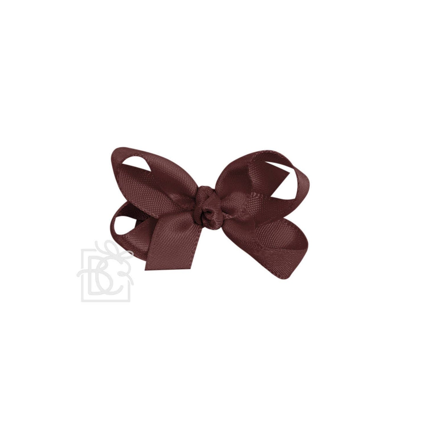 Beyond Creations, LLC - 4.5 SATIN BOW ON CLIP