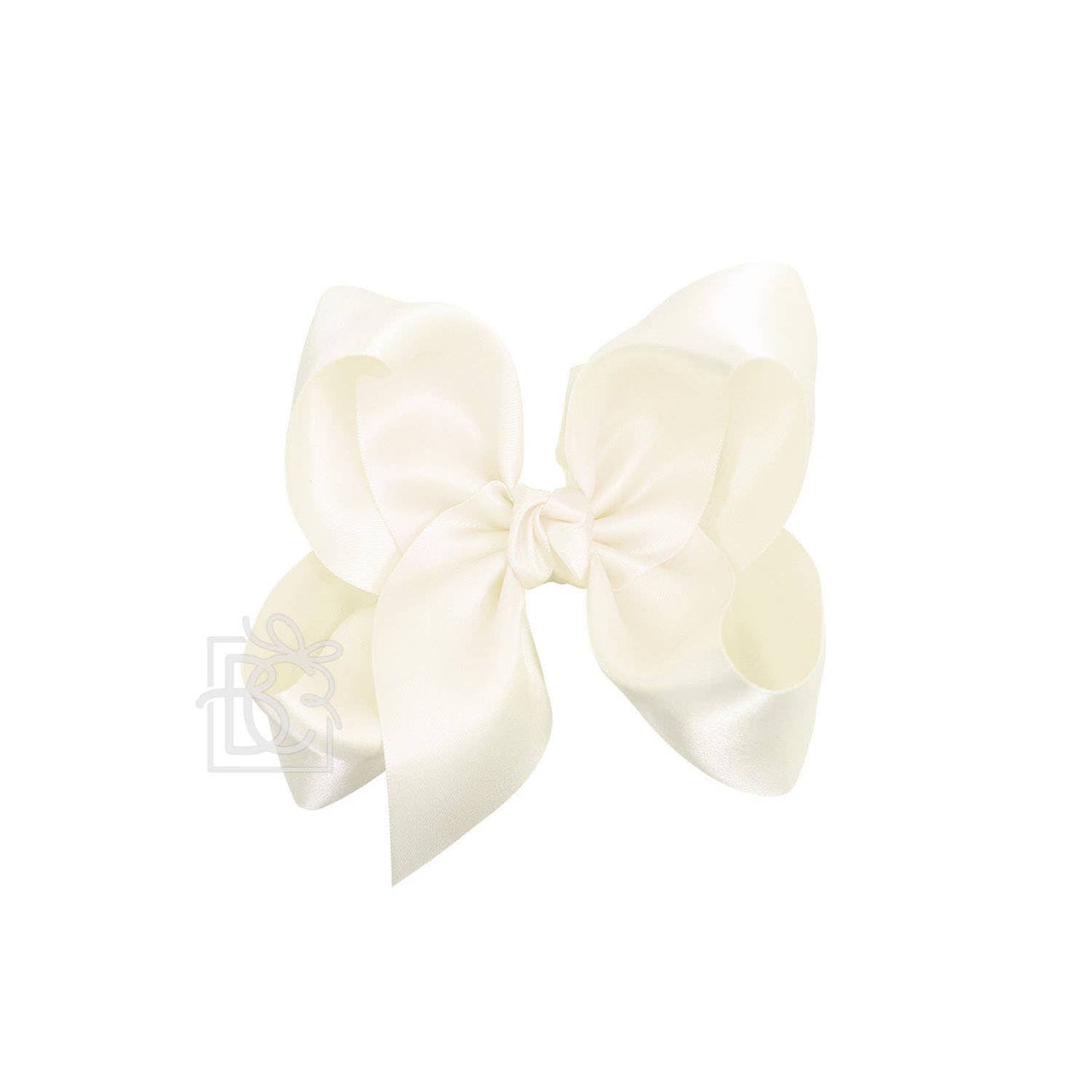 Beyond Creations, LLC - 4.5 SATIN BOW ON CLIP