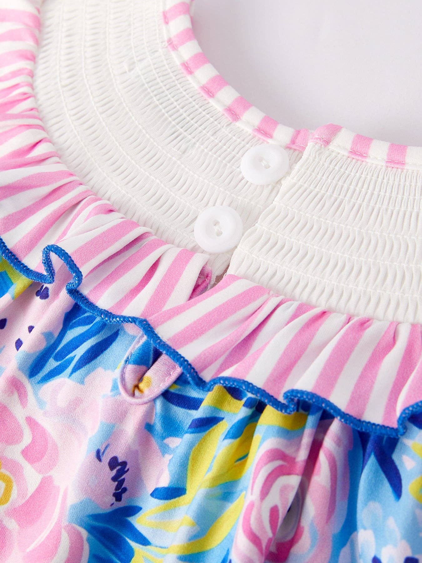 Rylee Faith Designs - “I ❤ MAMA”Embroidery Smocking Baby Girls Dress