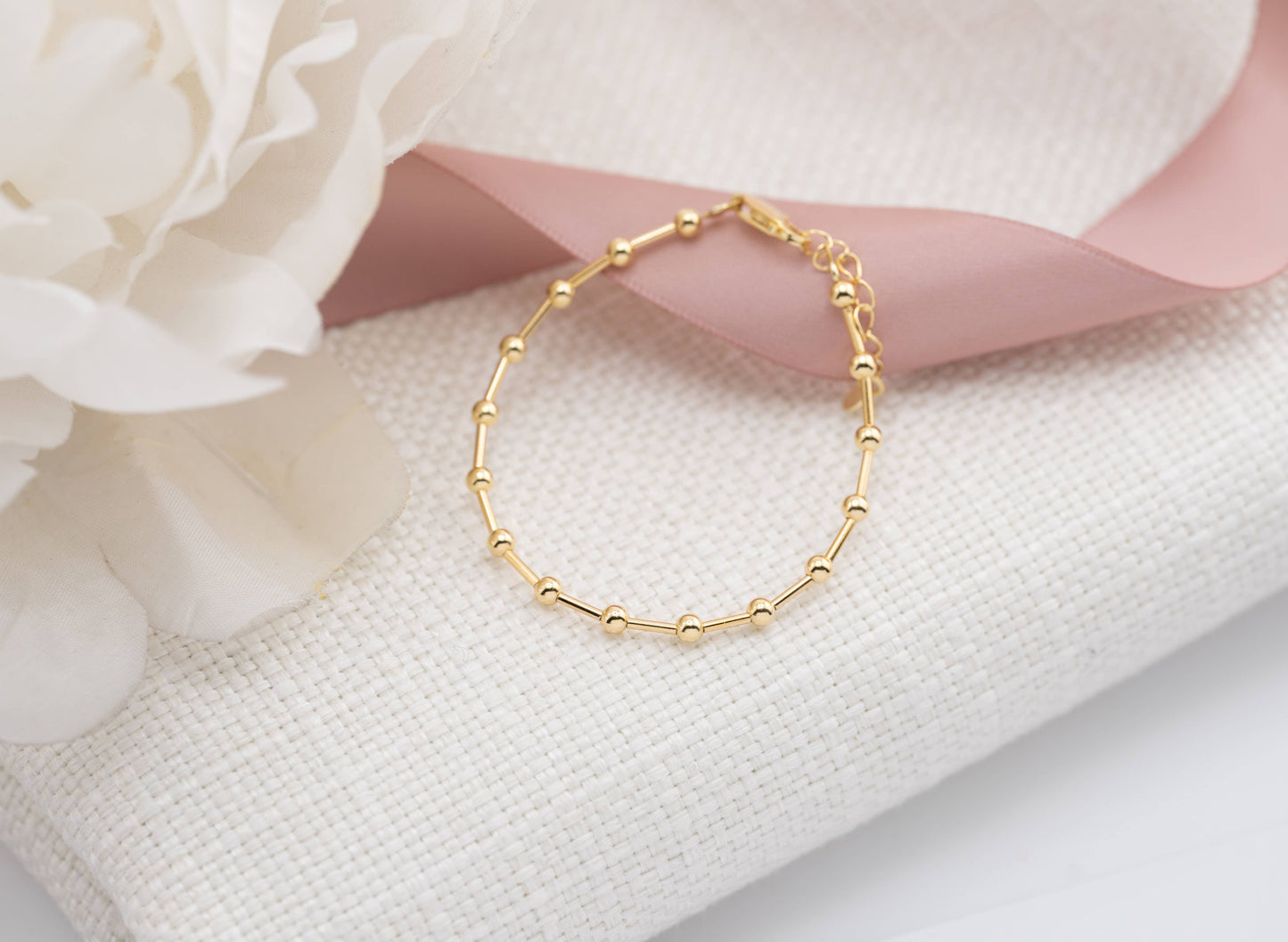 Cherished Moments - Kids 14K Gold-Plated Baby, Girls, or Mom and Me Bracelet