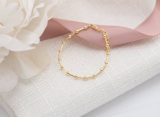 Cherished Moments - Kids 14K Gold-Plated Baby, Girls, or Mom and Me Bracelet