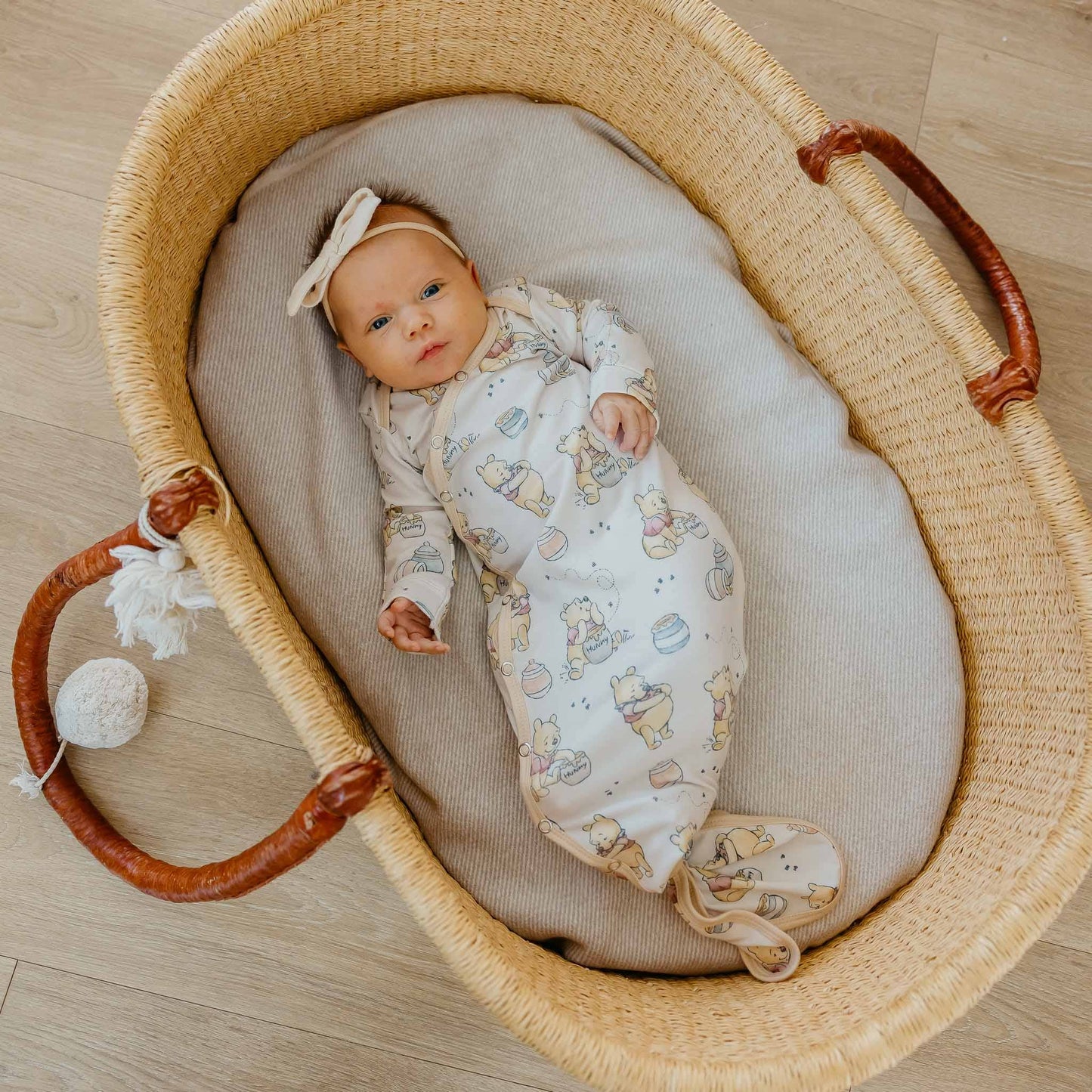 Copper Pearl - Newborn Knotted Gown - Hunny