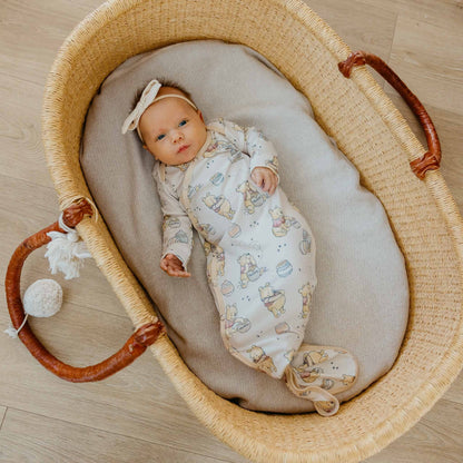 Copper Pearl - Newborn Knotted Gown - Hunny
