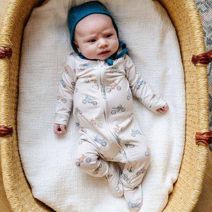 Copper Pearl - Zip-Up Footie Pajama - Ryder