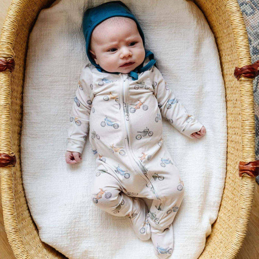 Copper Pearl - Zip-Up Footie Pajama - Ryder