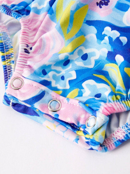 Rylee Faith Designs - “I ❤ MAMA”Embroidery Smocking Baby Girls Bubble