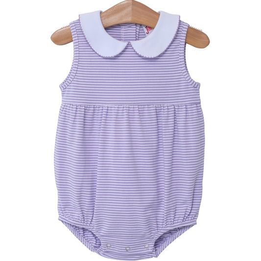 Smock Candy Charlotte Sleeveless Bubble - Lavender Stripe
