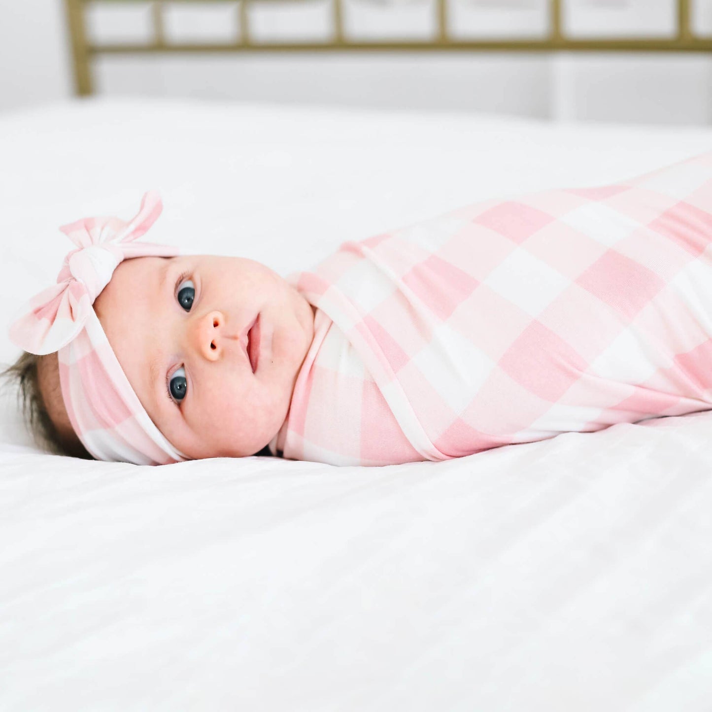 Copper Pearl - Knit Swaddle Blanket - London