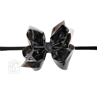 Beyond Creations, LLC - 4.5" WATERPROOF BOW W/ PANTYHOSE HEADBAND