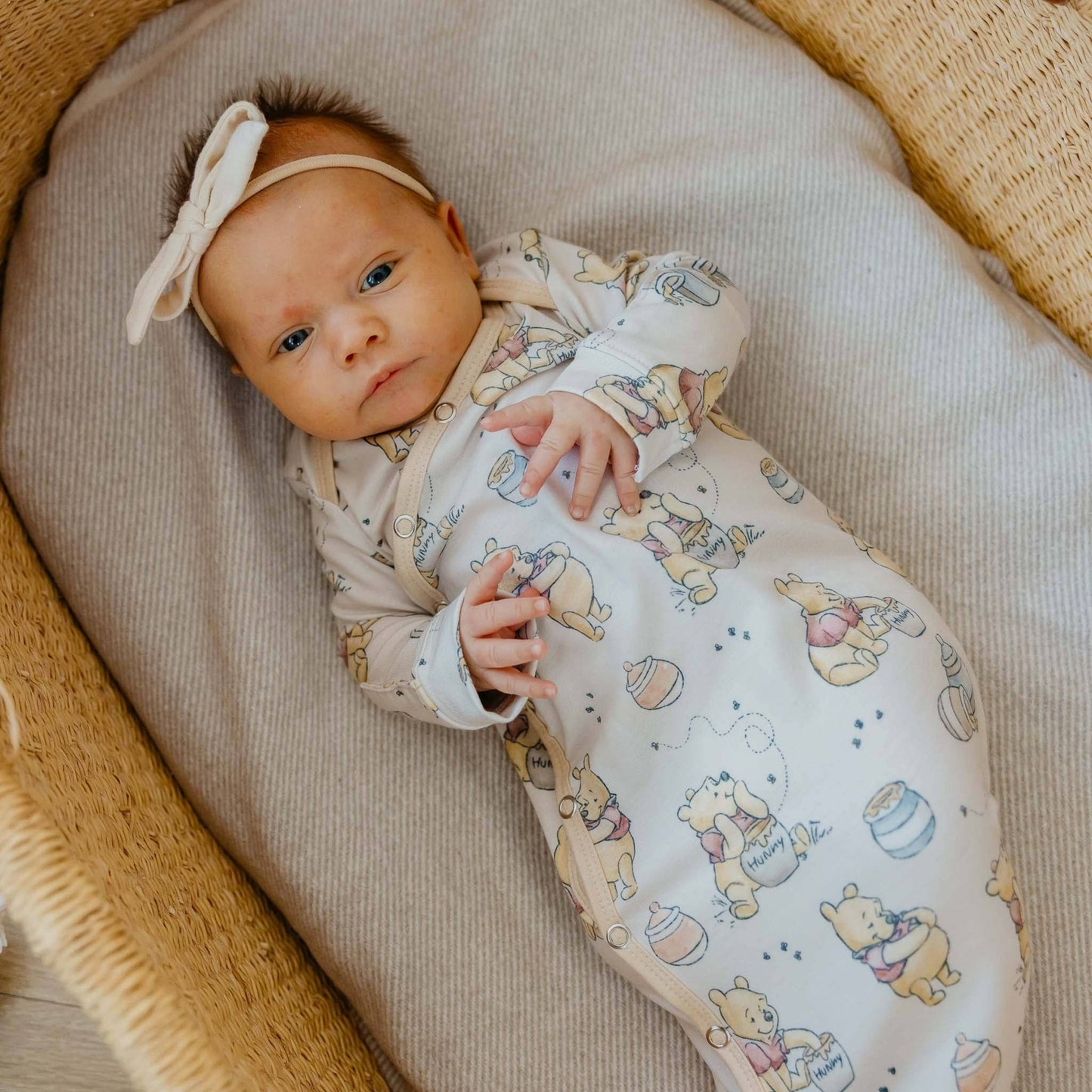 Copper Pearl - Newborn Knotted Gown - Hunny