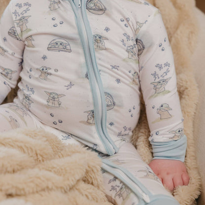Copper Pearl - Convertible Zip-Up Footie - Star Wars Grogu