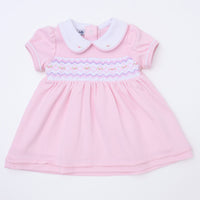 Magnolia Baby Hazel and Hudson Smocked Collared Dress Set