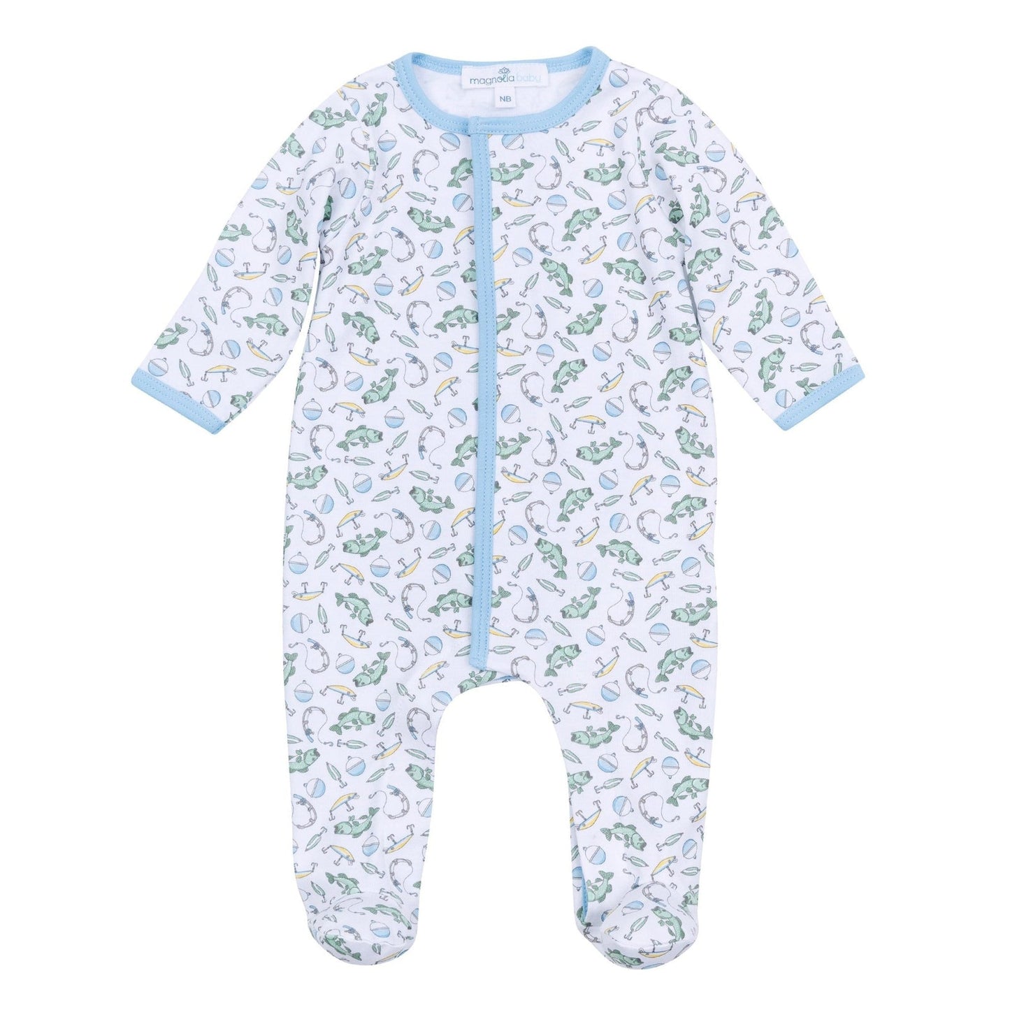 Magnolia Baby Hook Line and Sinker Printed Footie
