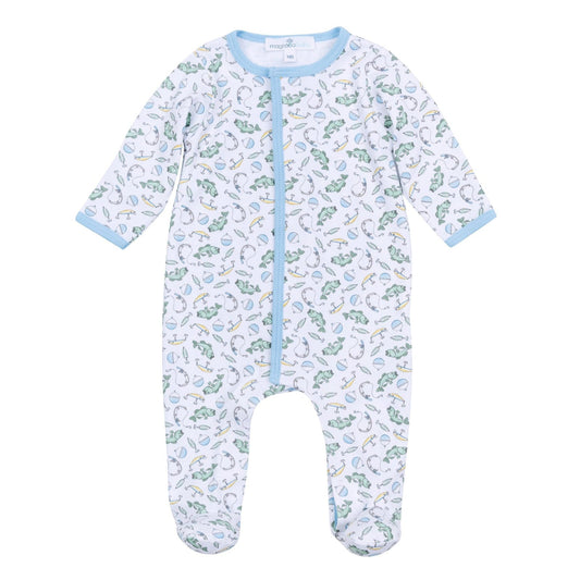 Magnolia Baby Hook Line and Sinker Printed Footie