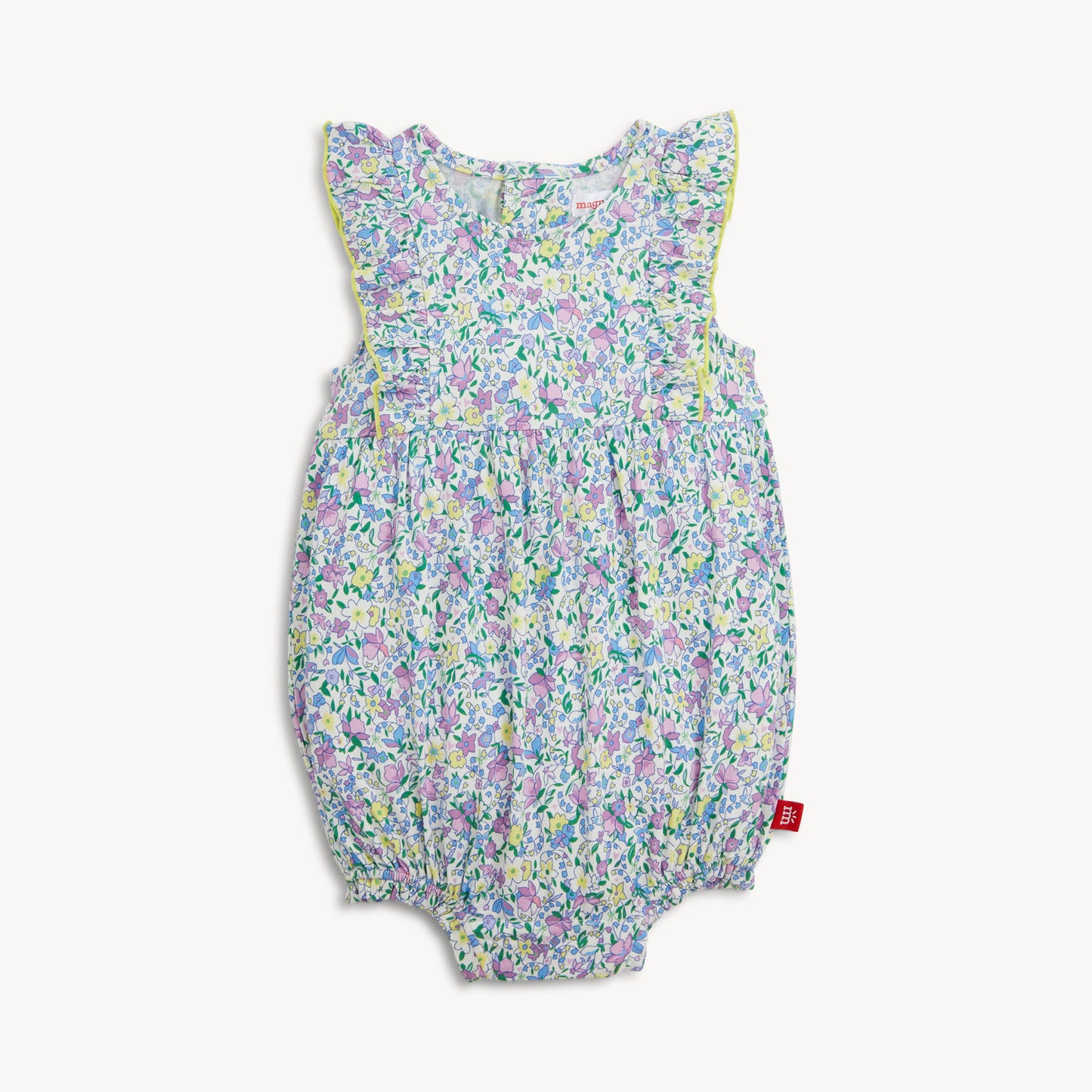 Magnetic Me Lavinia Modal Magnetic Ruffle Bubble Romper