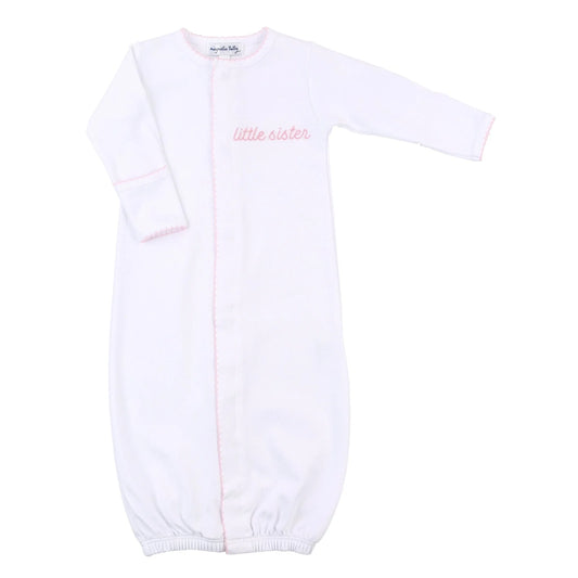 Magnolia Baby- Little Sister Embroidered Converter Pink