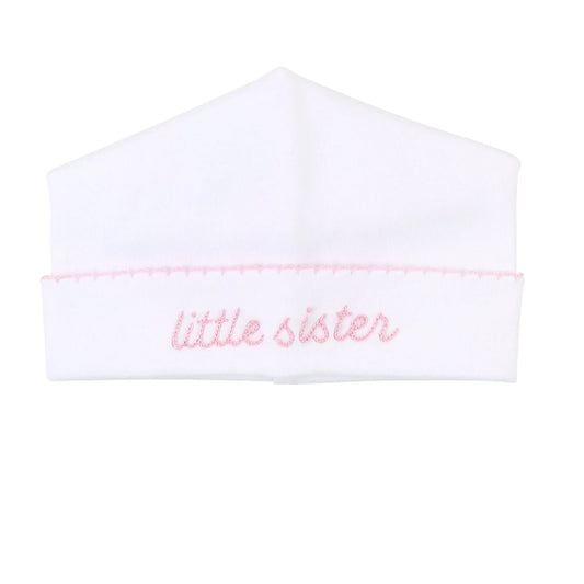 Magnolia Baby- Little Sister Embroidered Hat