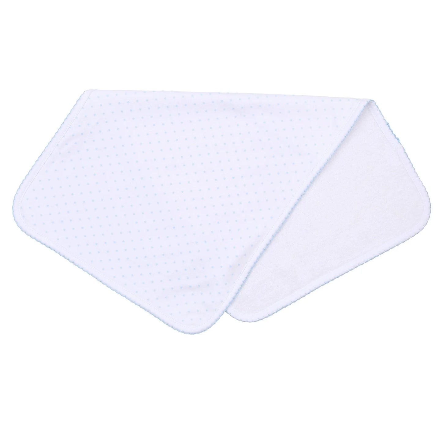 Magnolia Baby Mini Dots Burp Cloth - Light Blue