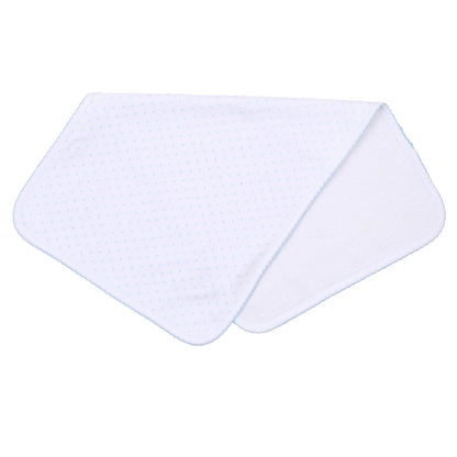 Magnolia Baby Mini Dots Burp Cloth - Light Blue