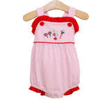 Trotter Street Kids Mouse Embroidery Ruffle Sunsuit