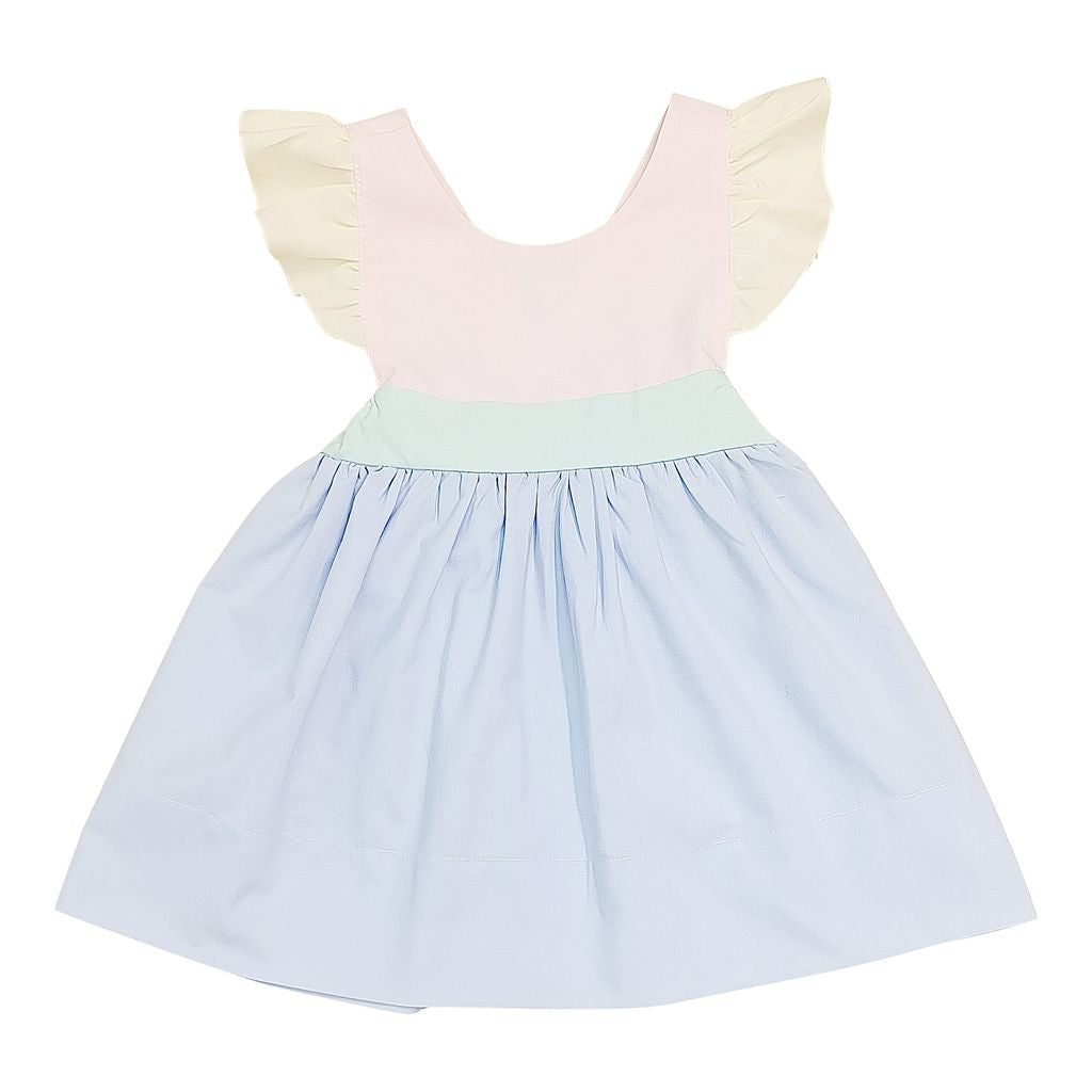 Sweet Dreams Colorblock Bow Back Dress
