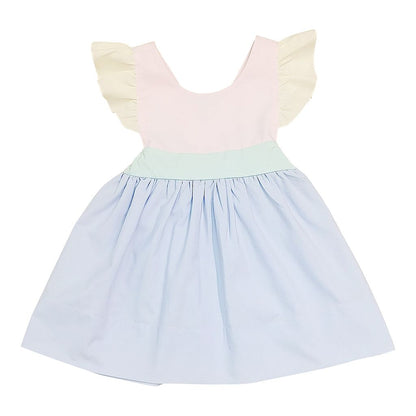 Sweet Dreams Colorblock Bow Back Dress