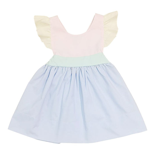 Sweet Dreams Colorblock Bow Back Dress