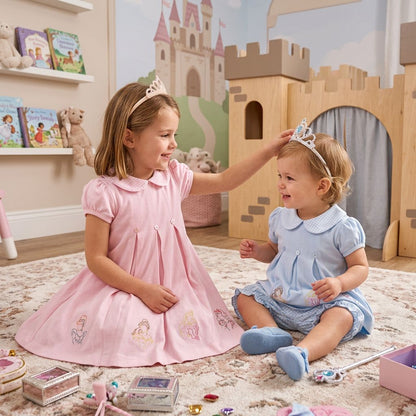 Baby Loren Pink Royal and Charm Pima Dress