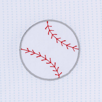 Magnolia Baby Tiny Slugger Applique Bubble