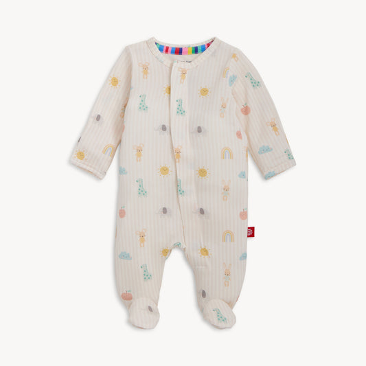 Magnetic Me Lullaby Sky Pink Modal Magnetic Footie