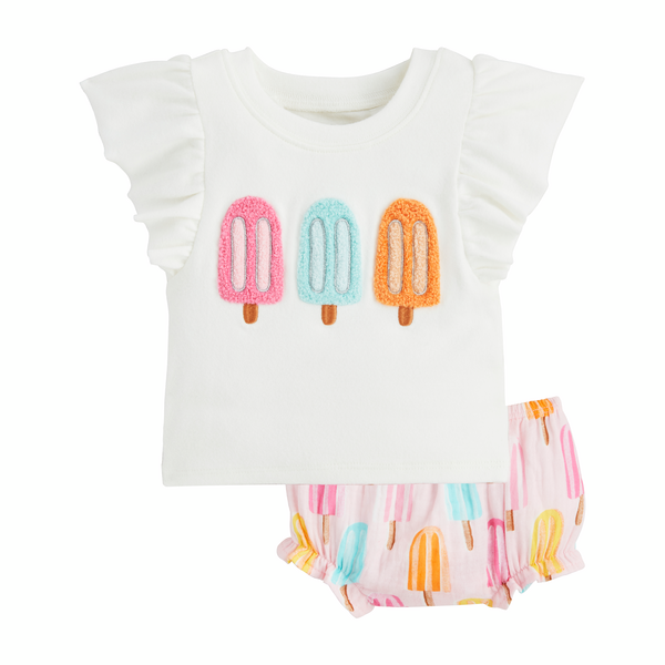 Mudpie Popsicle Pinafore Set