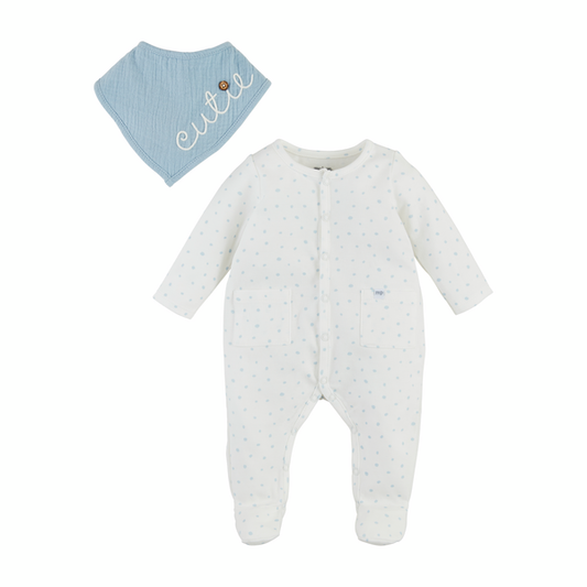 Mudpie Cutie Bib Sleeper Set