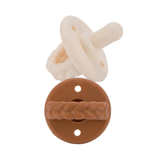 Itzy Ritzy - Sweetie Soother™ Pacifier Sets (2-pack) Coconut + Toffee