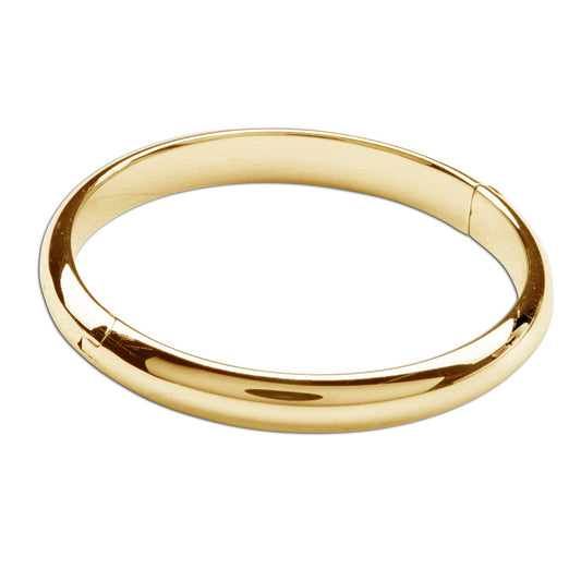 Gold Classic Bangle for Baby & Kids or Mommy and Me Jewelry: Medium 1-5 Years