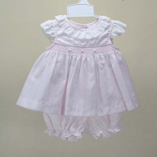 Baby Blessings Scarlett Light Pink Two Piece Set