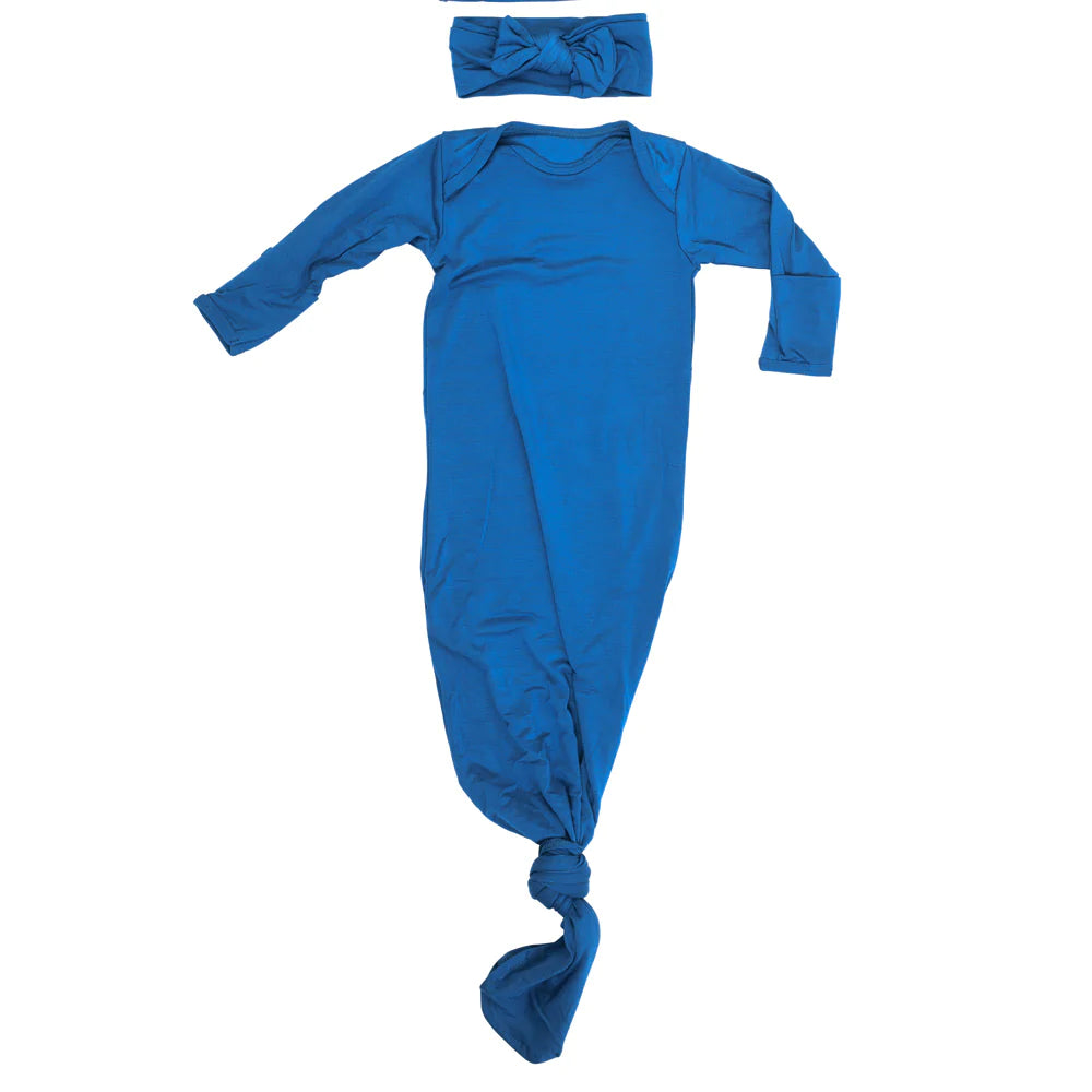 Three Little Tots Gowns with Headbands (Multiple Color Options)