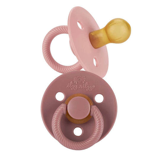 Itzy Soother™ Natural Rubber Pacifier Blossom + Rosewood