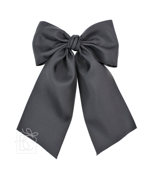 Beyond Creations, LLC - OPAQUE SATIN BOW W/ EURO KNOT & TAILS