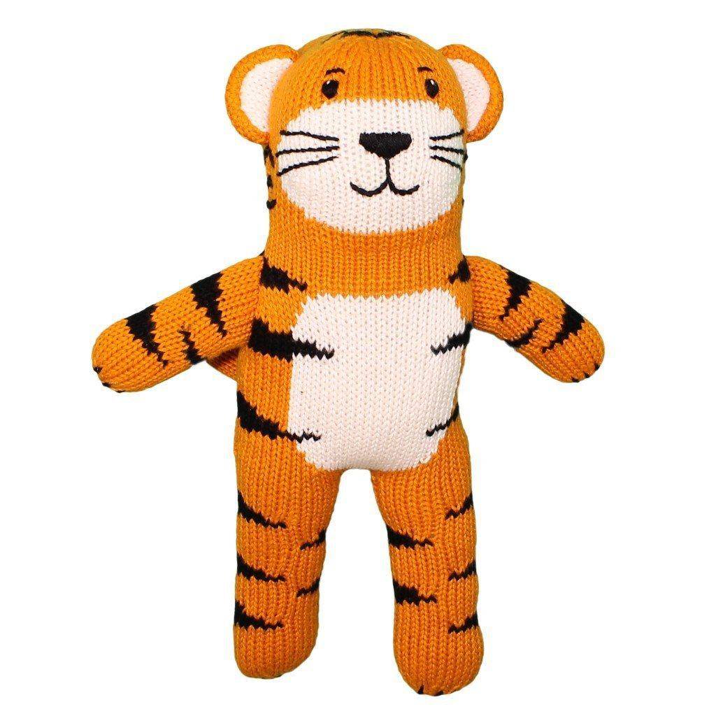 Zubels Crochet 7" & 12" Kai the Tiger Rattle/Doll